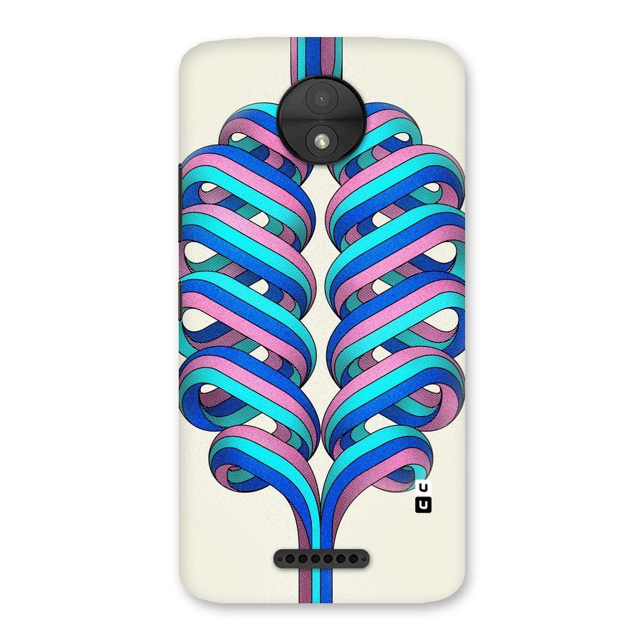 Coil Abstract Pattern Back Case for Moto C