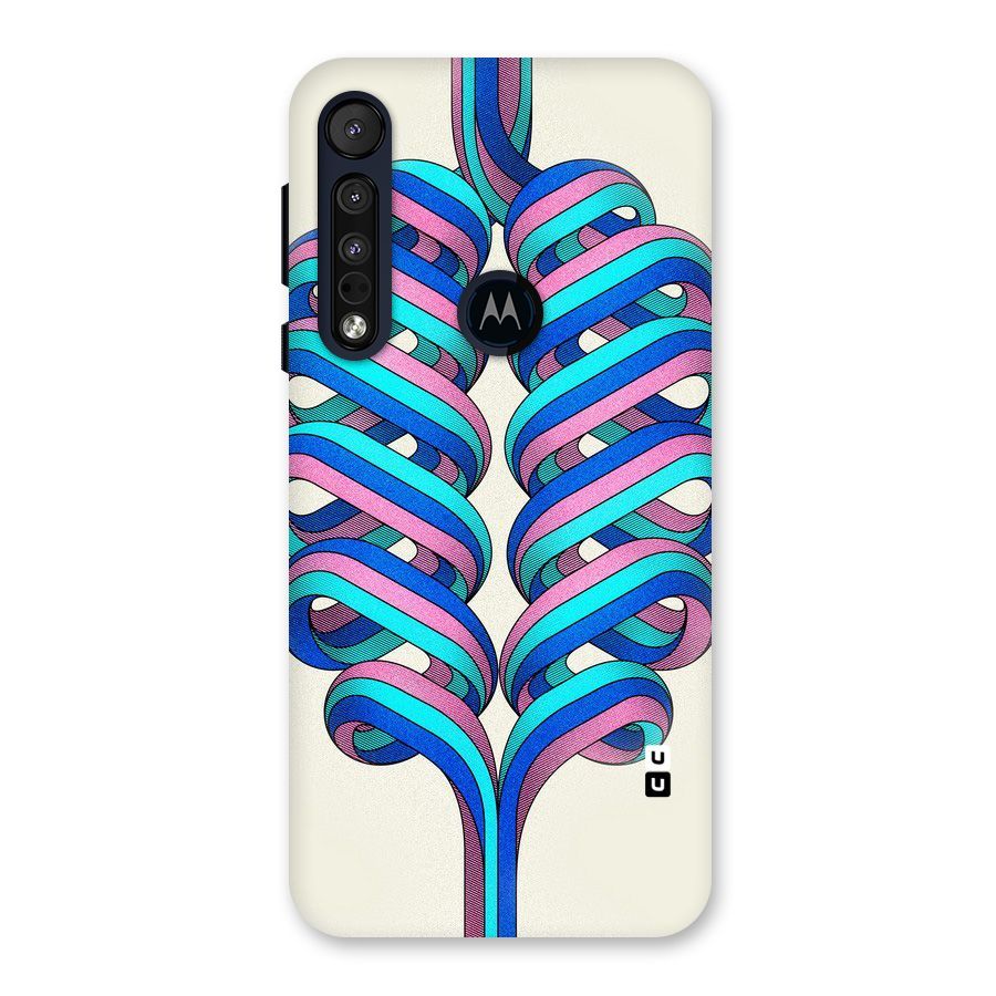 Coil Abstract Pattern Back Case for Motorola One Macro