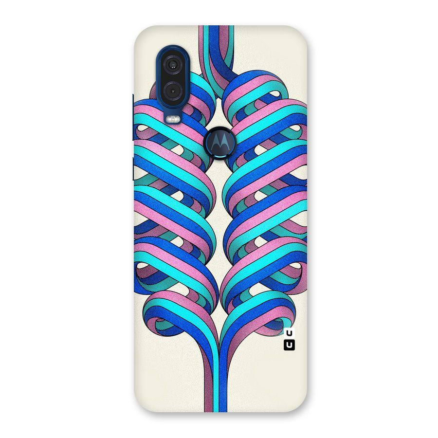 Coil Abstract Pattern Back Case for Motorola One Vision