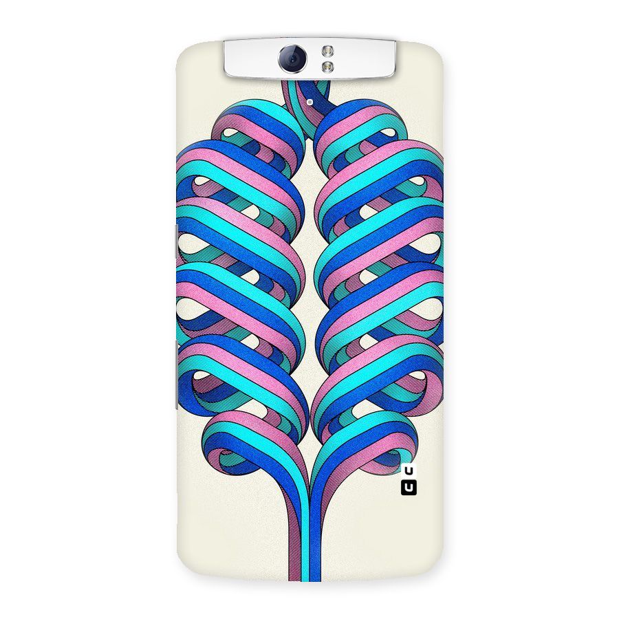 Coil Abstract Pattern Back Case for Oppo N1