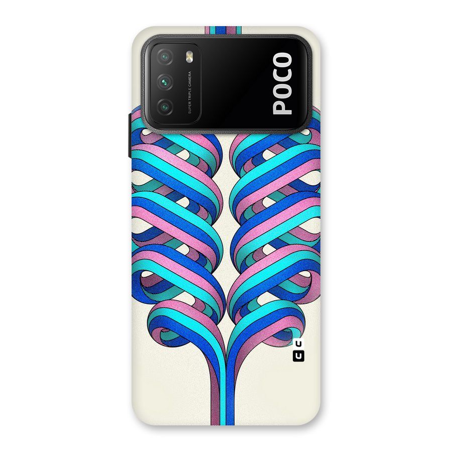 Coil Abstract Pattern Back Case for Poco M3