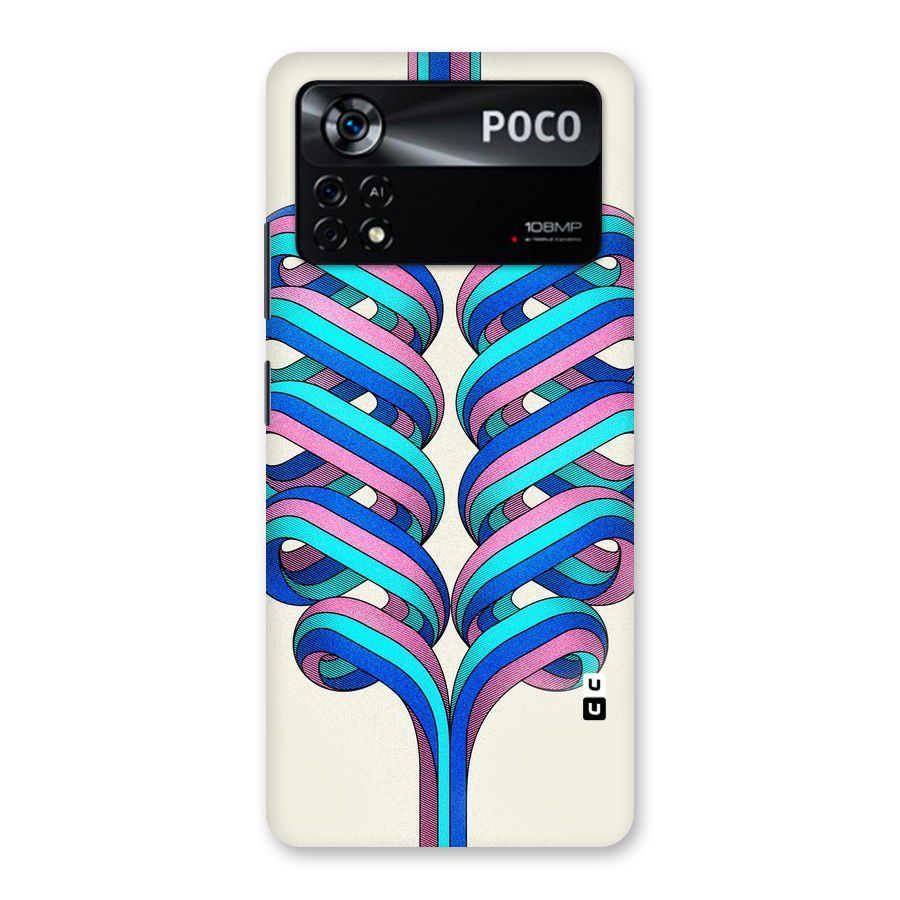 Coil Abstract Pattern Back Case for Poco X4 Pro 5G