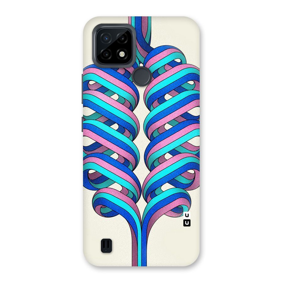 Coil Abstract Pattern Back Case for Realme C21