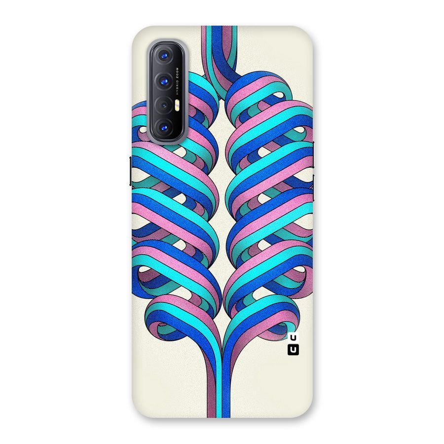 Coil Abstract Pattern Back Case for Reno3 Pro