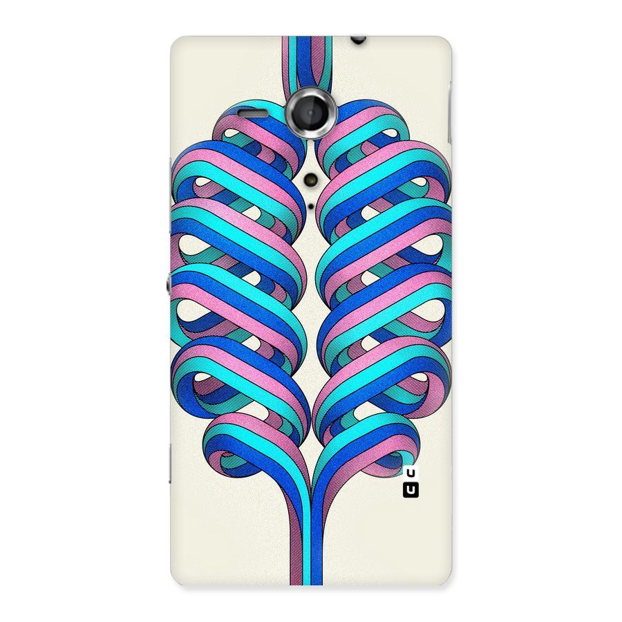 Coil Abstract Pattern Back Case for Sony Xperia SP