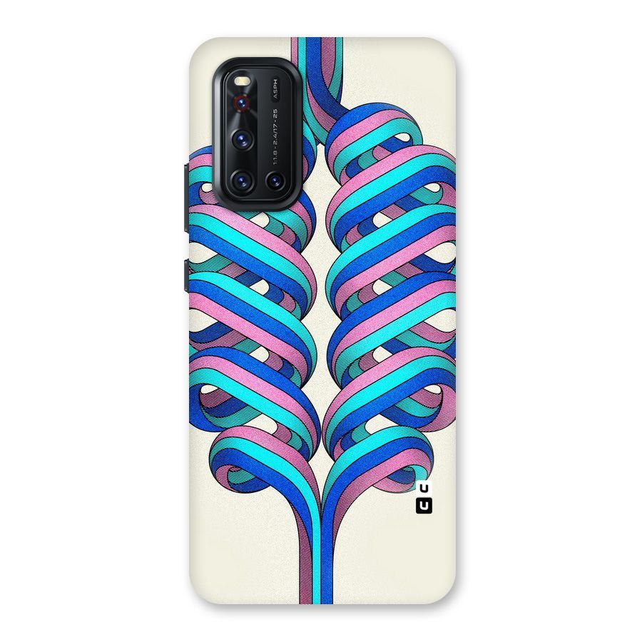 Coil Abstract Pattern Back Case for Vivo V19