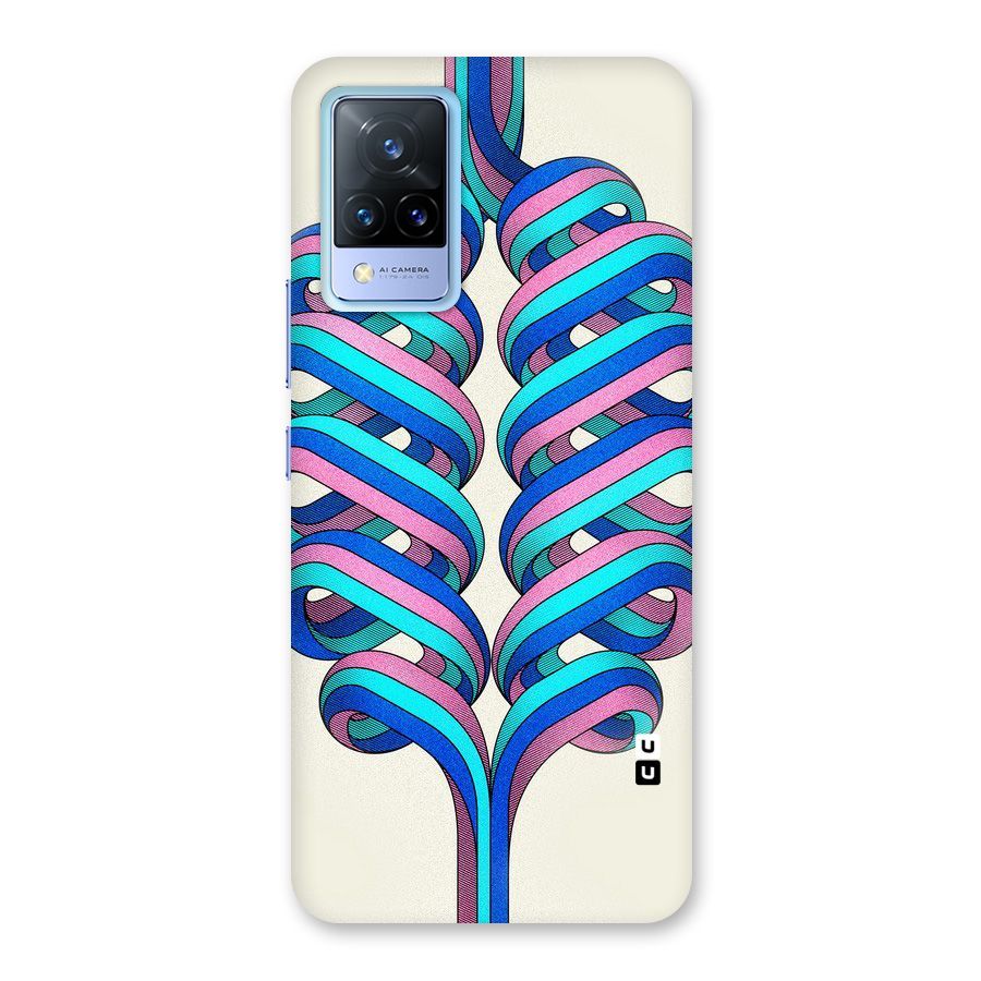 Coil Abstract Pattern Back Case for Vivo V21 5G