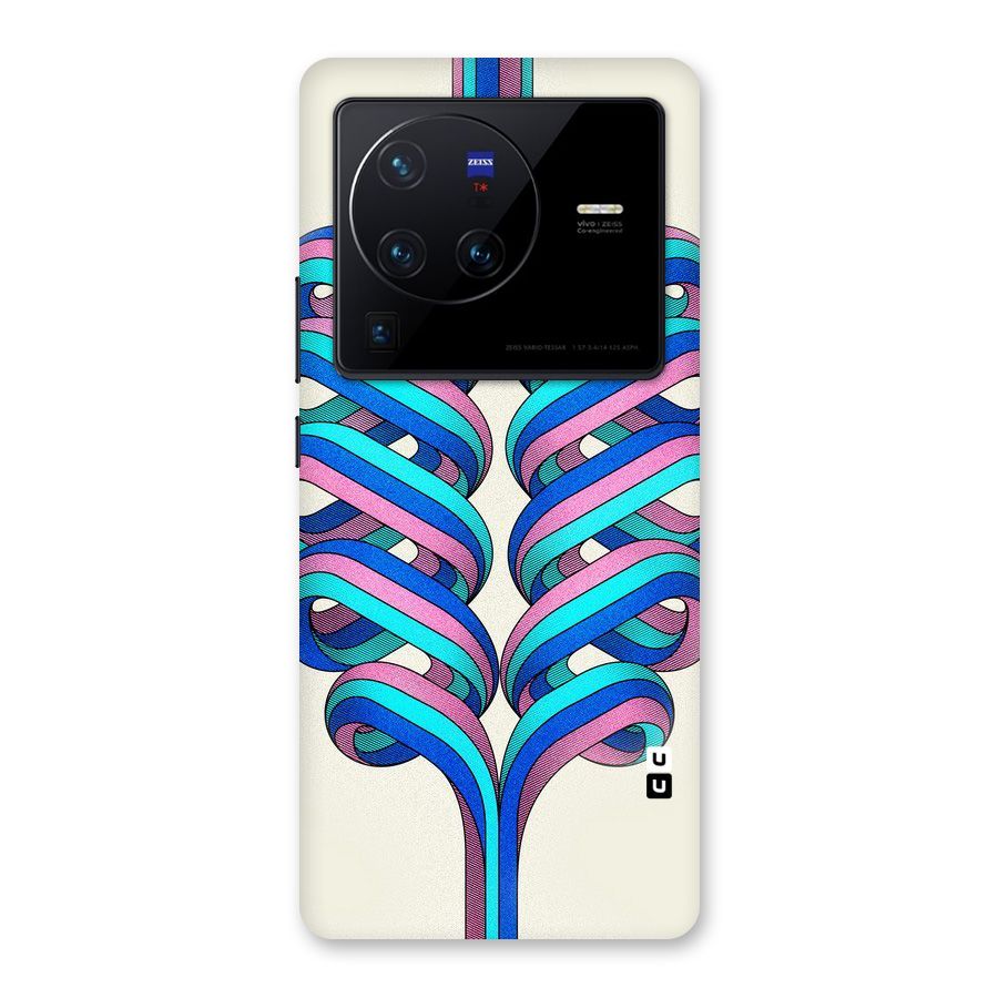 Coil Abstract Pattern Back Case for Vivo X80 Pro