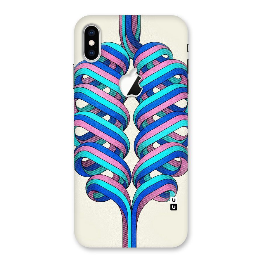 Coil Abstract Pattern Back Case for iPhone XS Max Apple Cut