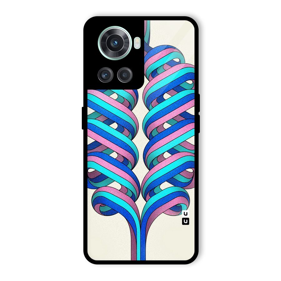 Coil Abstract Pattern Glass Back Case for OnePlus 10R