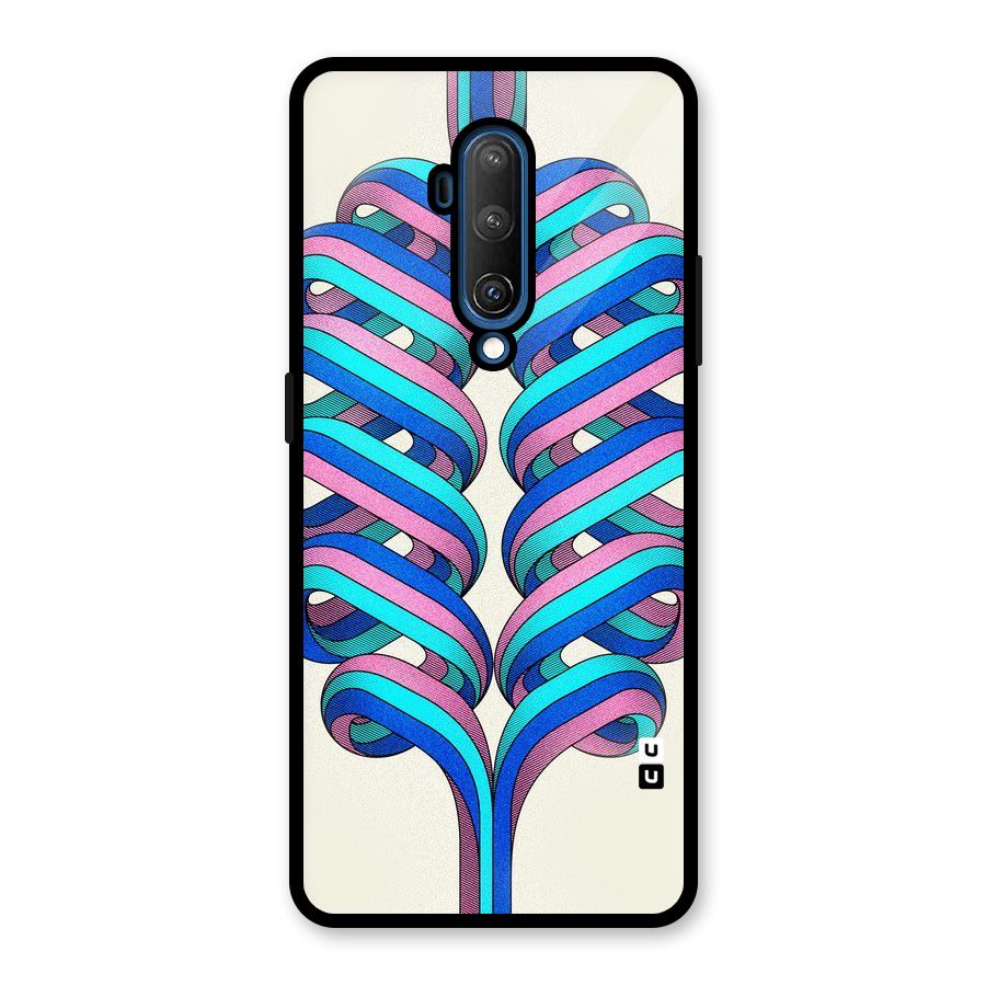 Coil Abstract Pattern Glass Back Case for OnePlus 7T Pro