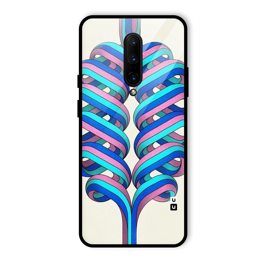 Coil Abstract Pattern Glass Back Case for OnePlus 7 Pro