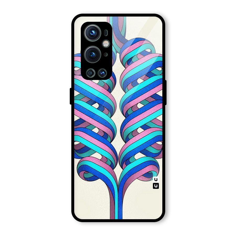 Coil Abstract Pattern Glass Back Case for OnePlus 9 Pro