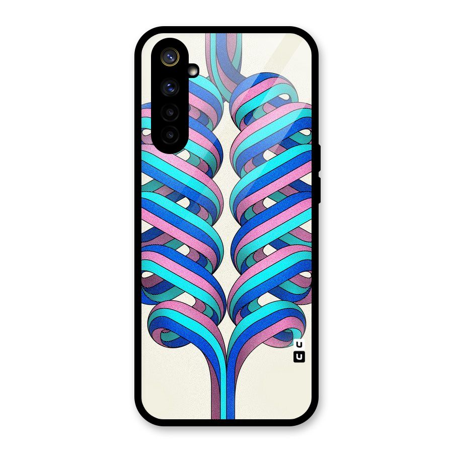 Coil Abstract Pattern Glass Back Case for Realme 6i