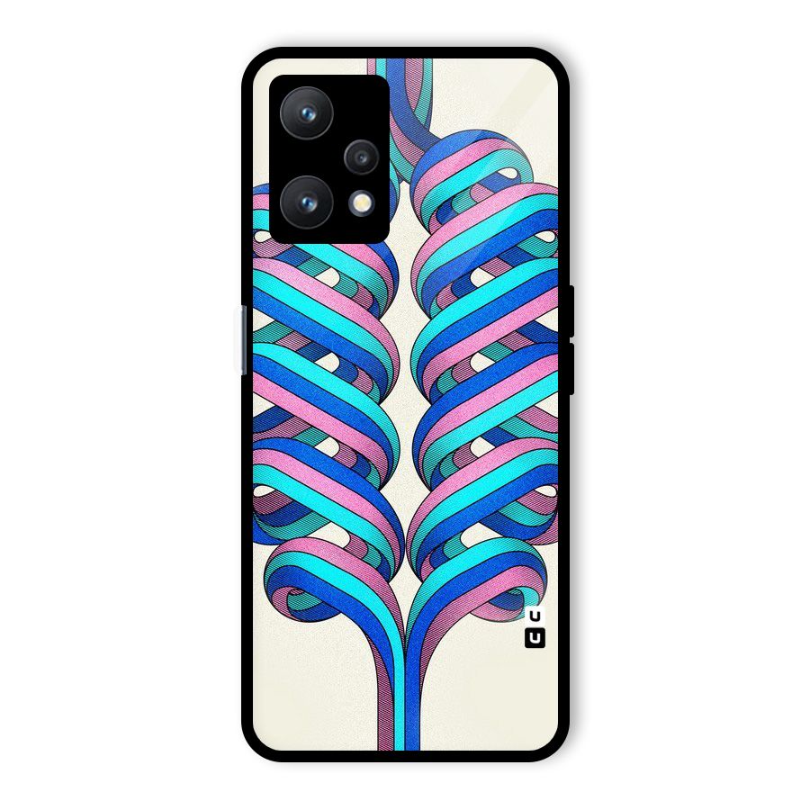 Coil Abstract Pattern Glass Back Case for Realme 9 Pro 5G