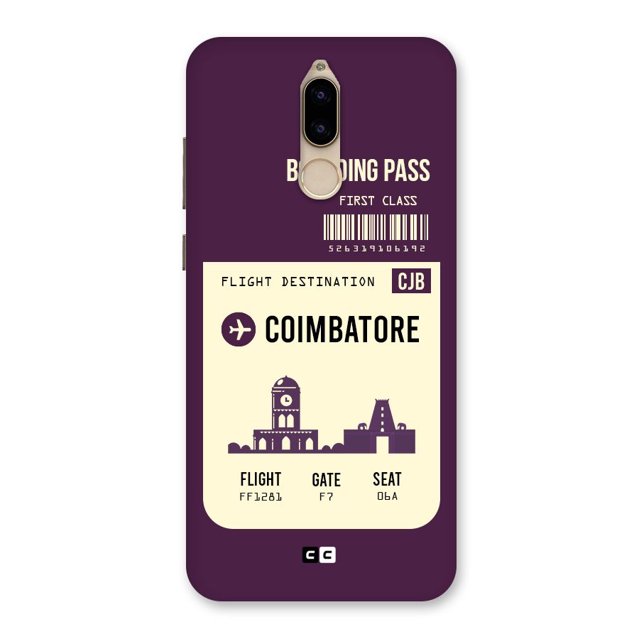 Coimbatore Boarding Pass Back Case for Honor 9i
