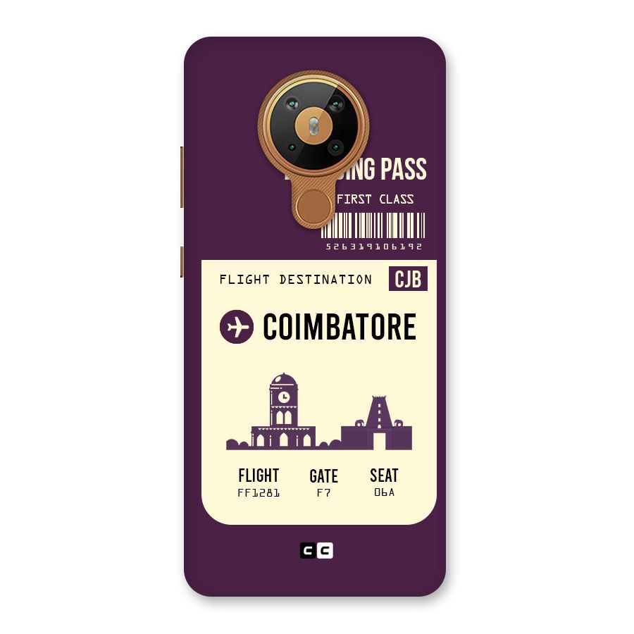 Coimbatore Boarding Pass Back Case for Nokia 5.3