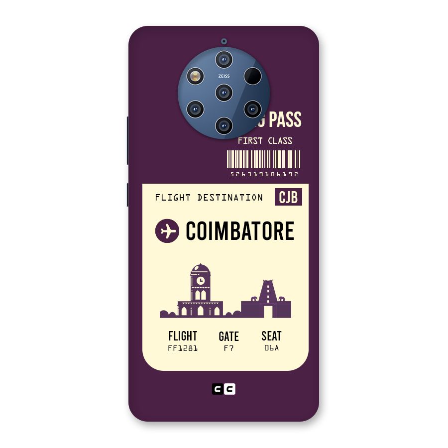 Coimbatore Boarding Pass Back Case for Nokia 9 PureView