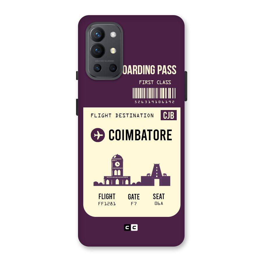 Coimbatore Boarding Pass Back Case for OnePlus 9R