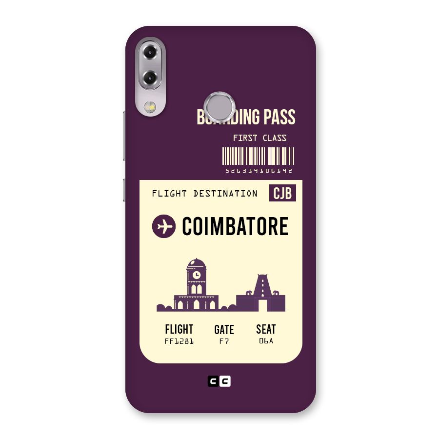Coimbatore Boarding Pass Back Case for Zenfone 5Z