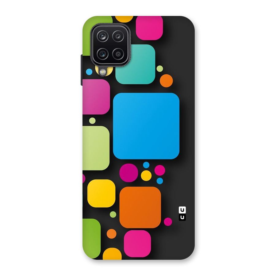 Color Boxes Abstract Back Case for Galaxy A12