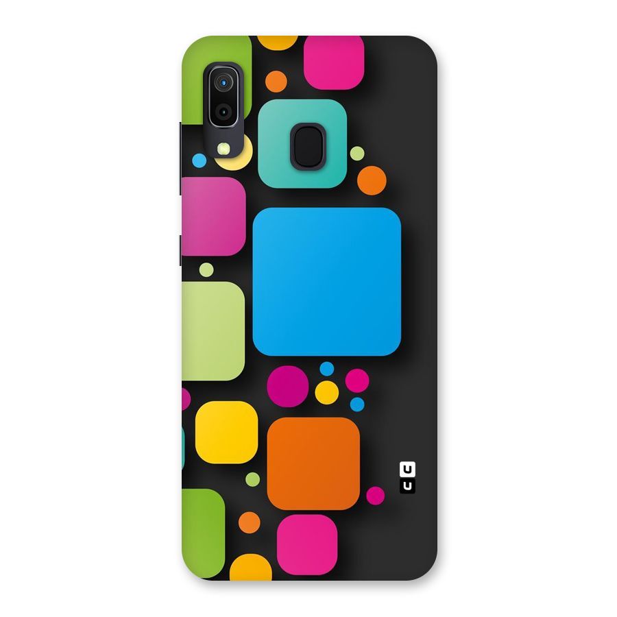 Color Boxes Abstract Back Case for Galaxy A20