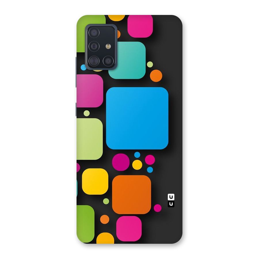 Color Boxes Abstract Back Case for Galaxy A51