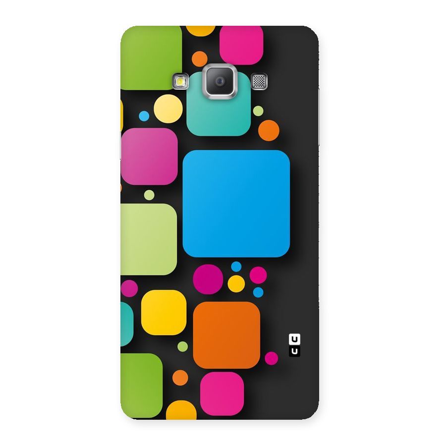 Color Boxes Abstract Back Case for Galaxy A7