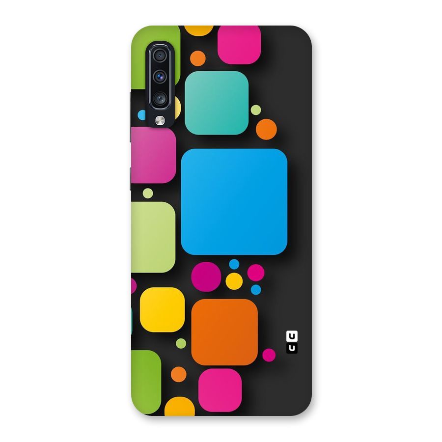 Color Boxes Abstract Back Case for Galaxy A70