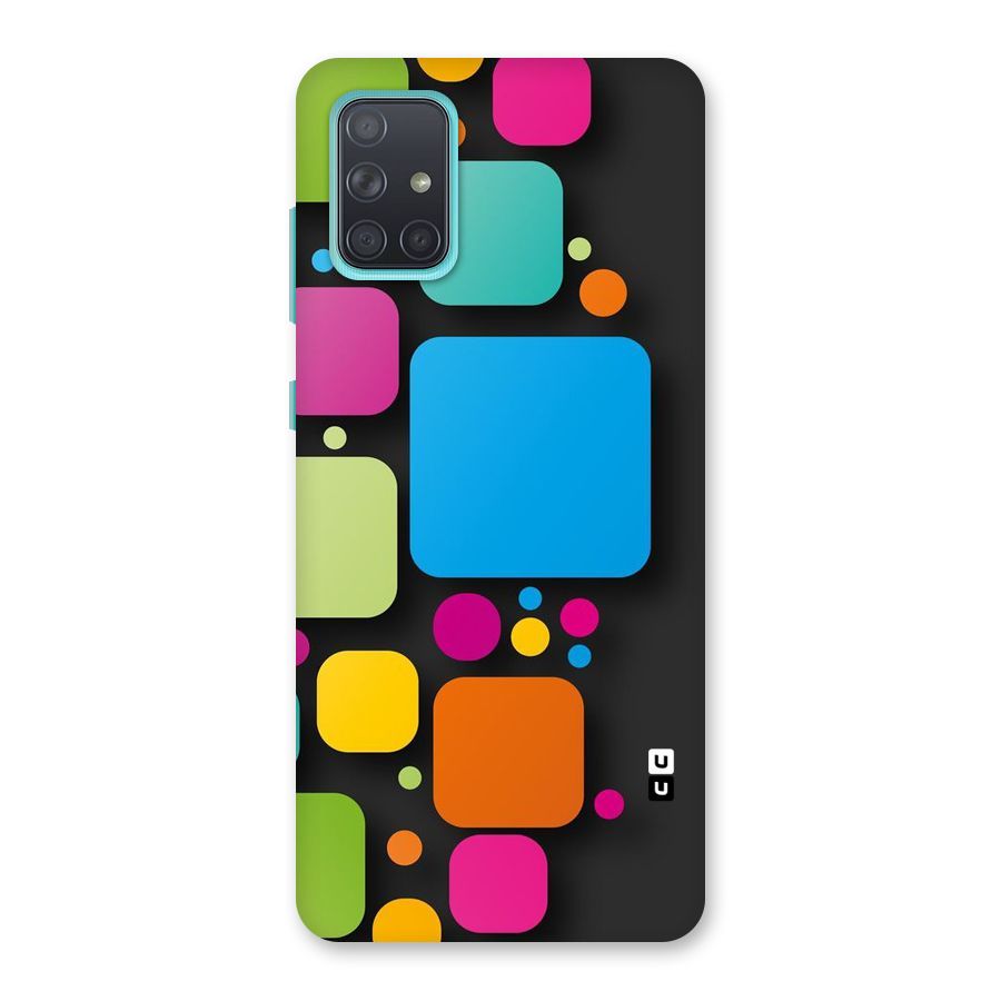 Color Boxes Abstract Back Case for Galaxy A71