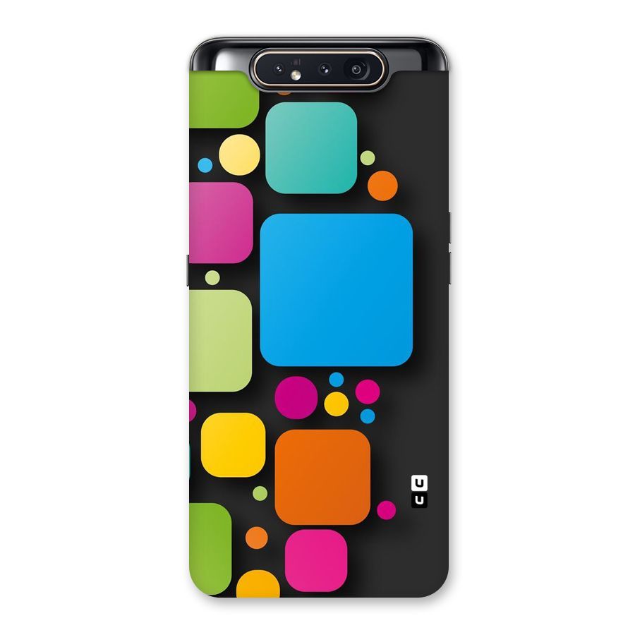 Color Boxes Abstract Back Case for Galaxy A80