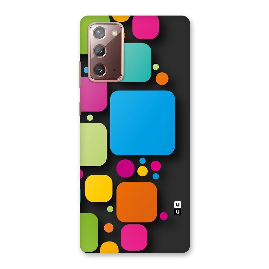 Color Boxes Abstract Back Case for Galaxy Note 20