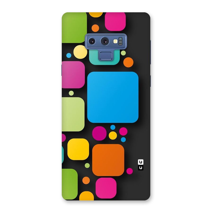 Color Boxes Abstract Back Case for Galaxy Note 9