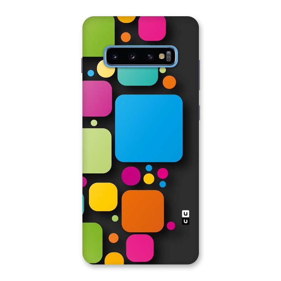 Color Boxes Abstract Back Case for Galaxy S10 Plus