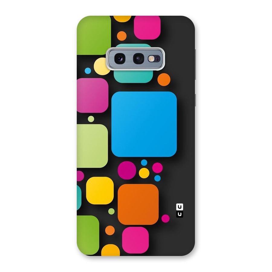 Color Boxes Abstract Back Case for Galaxy S10e