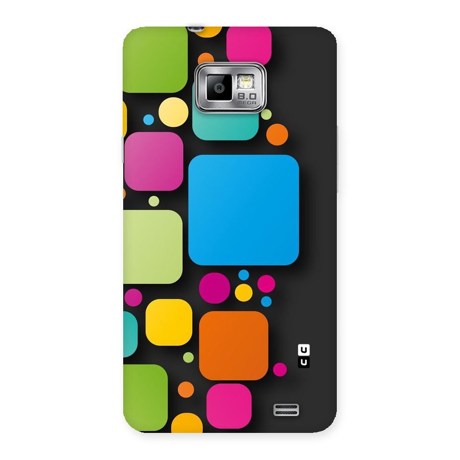Color Boxes Abstract Back Case for Galaxy S2