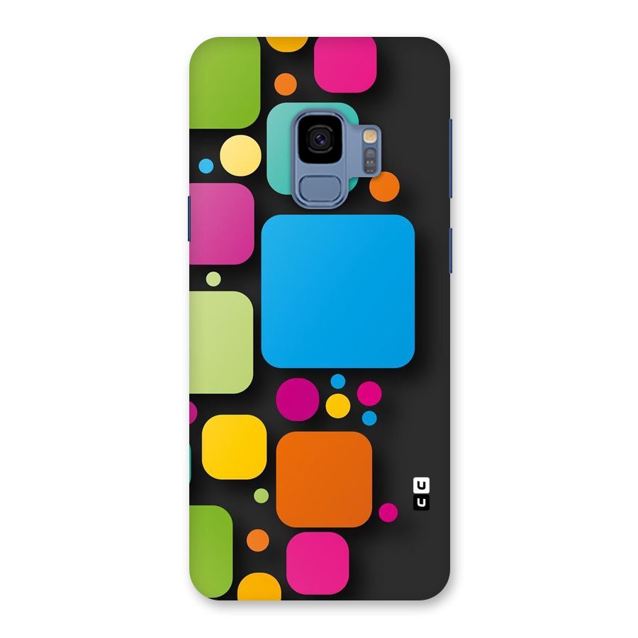Color Boxes Abstract Back Case for Galaxy S9