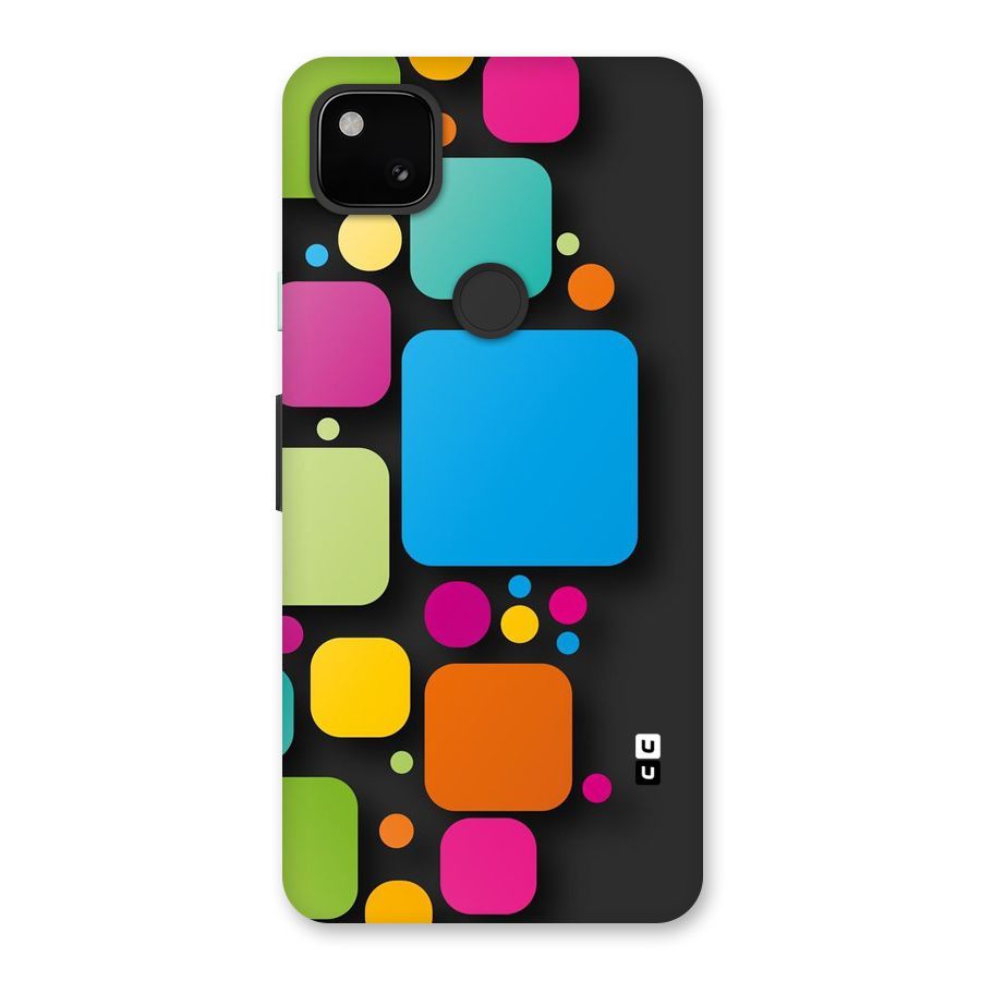 Color Boxes Abstract Back Case for Google Pixel 4a
