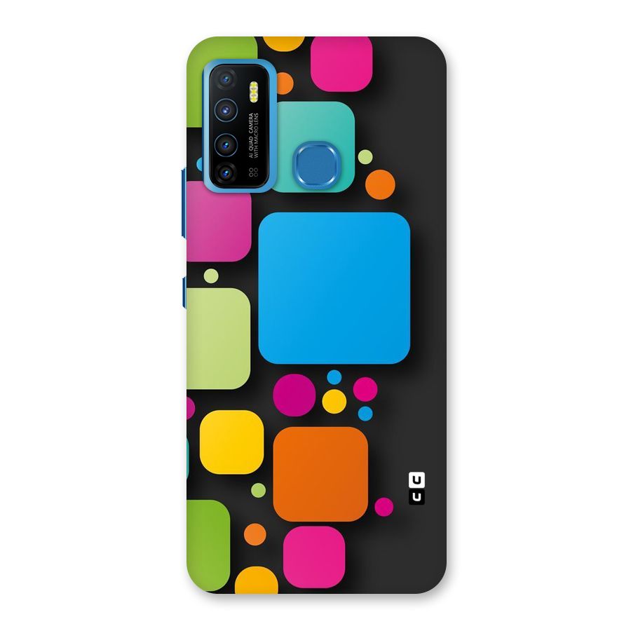 Color Boxes Abstract Back Case for Infinix Hot 9
