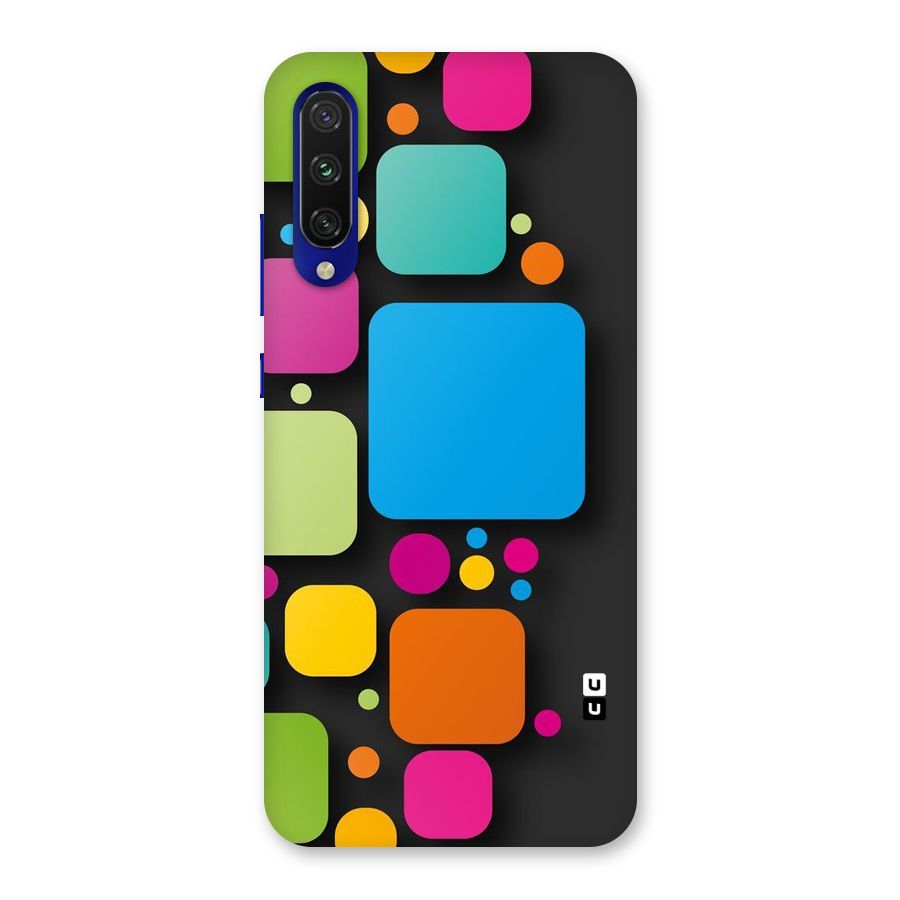 Color Boxes Abstract Back Case for Mi A3