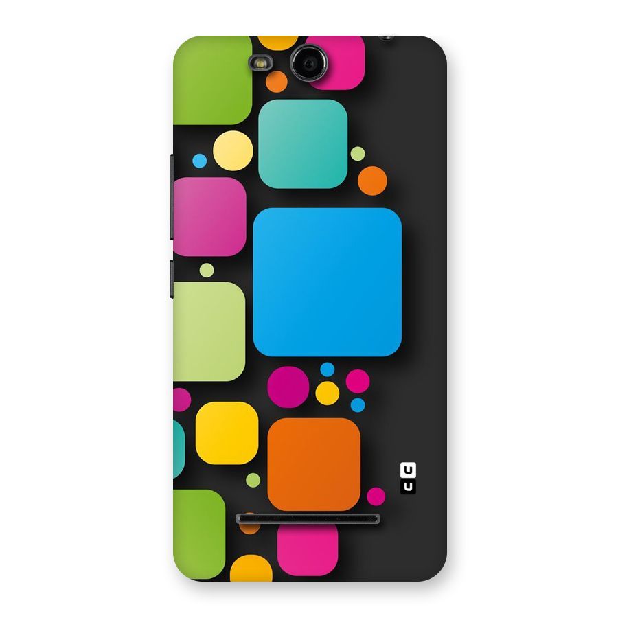 Color Boxes Abstract Back Case for Micromax Canvas Juice 3 Q392