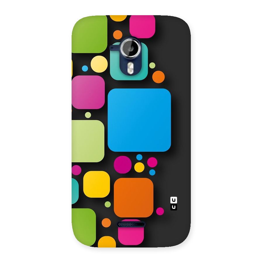 Color Boxes Abstract Back Case for Micromax Canvas Magnus A117