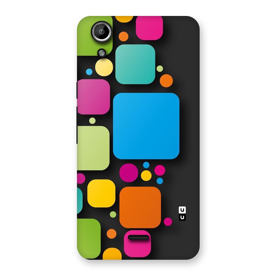 Color Boxes Abstract Back Case for Micromax Canvas Selfie Lens Q345