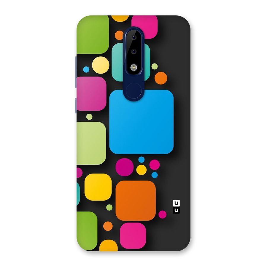 Color Boxes Abstract Back Case for Nokia 5.1 Plus