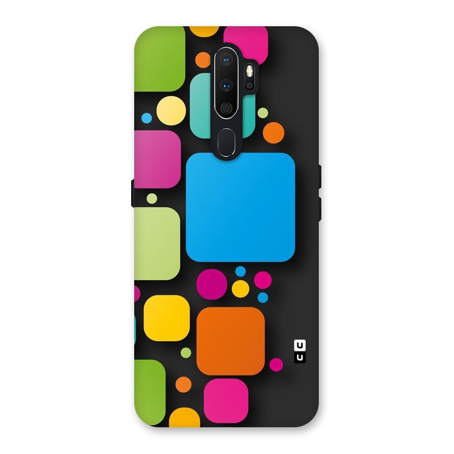 Color Boxes Abstract Back Case for Oppo A5 (2020)