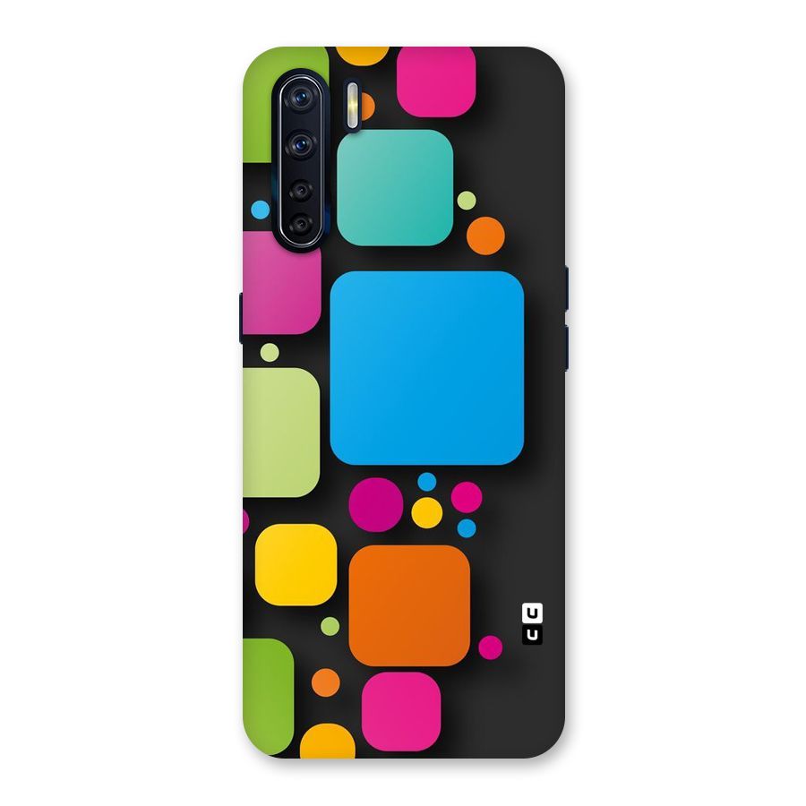 Color Boxes Abstract Back Case for Oppo F15