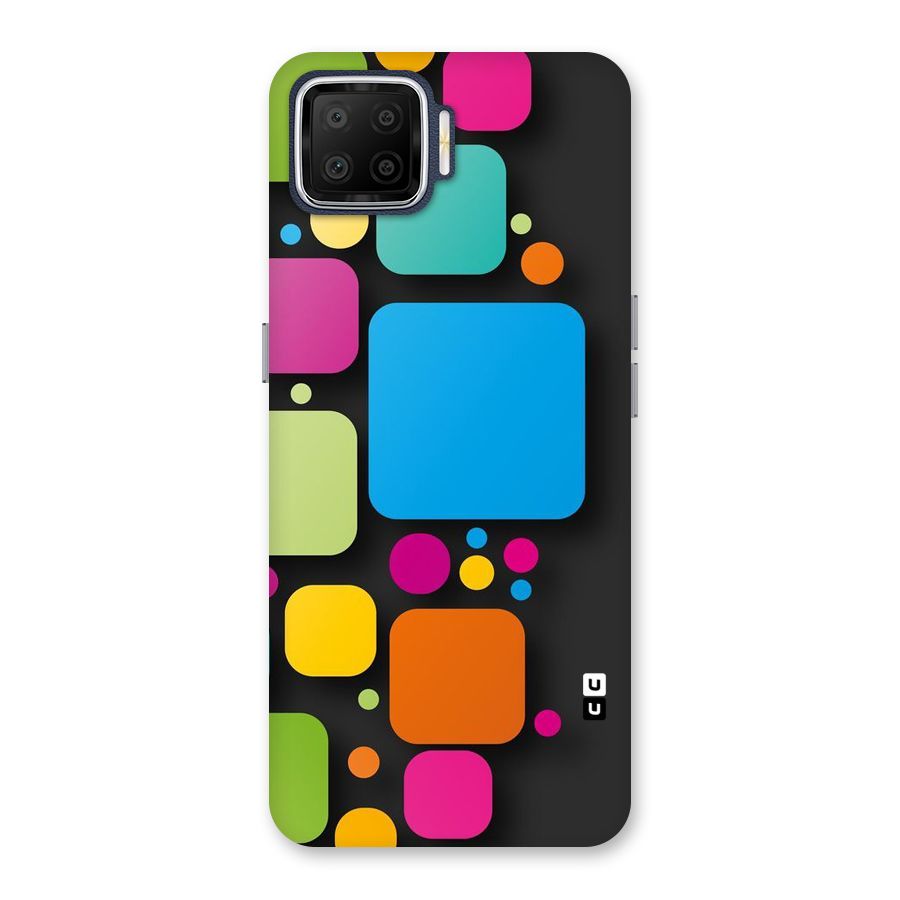Color Boxes Abstract Back Case for Oppo F17