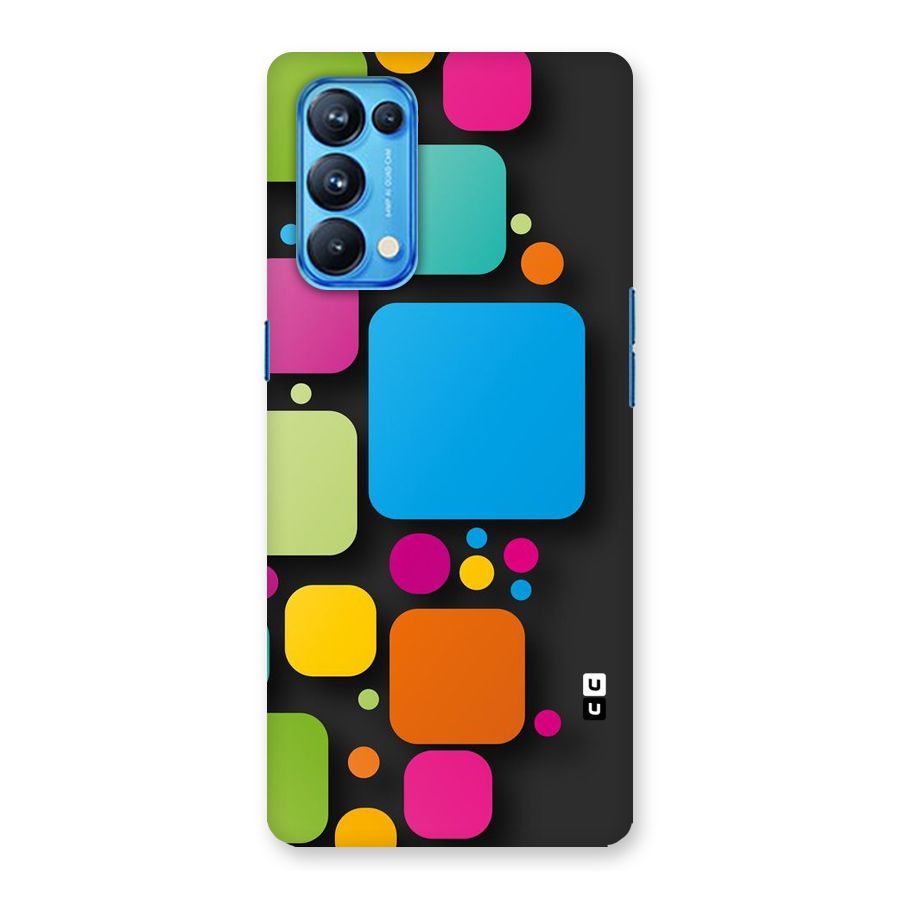 Color Boxes Abstract Back Case for Oppo Reno5 Pro 5G