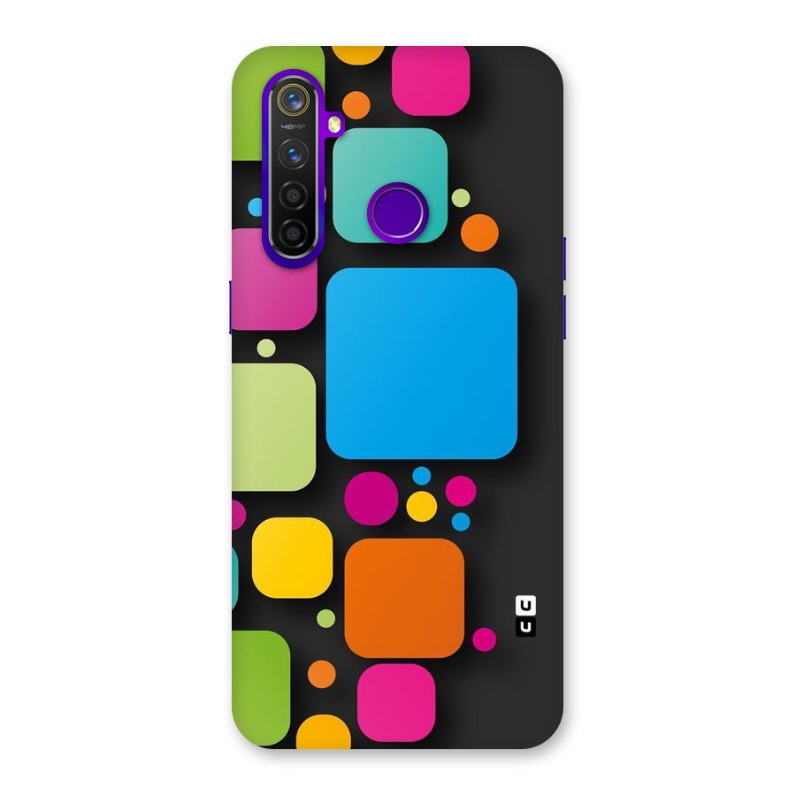Color Boxes Abstract Back Case for Realme 5 Pro
