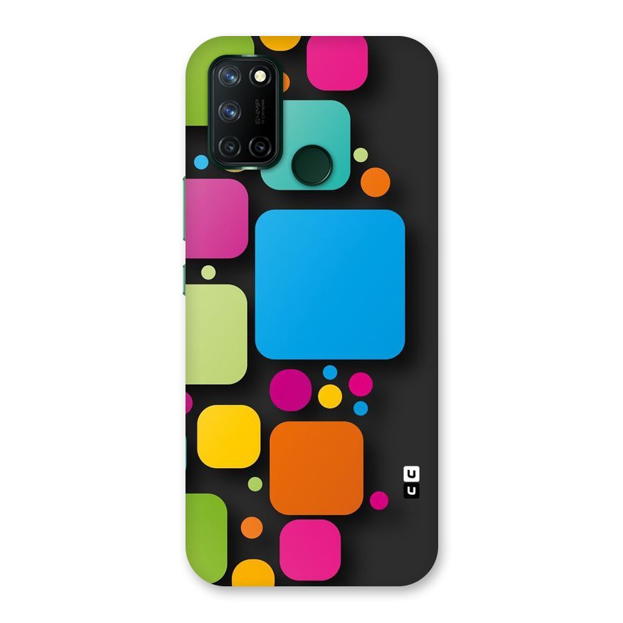 Color Boxes Abstract Back Case for Realme 7i
